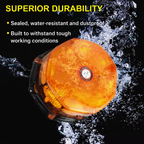 COB LED Warning Beacon Light – Magnetic Safety Strobe for Trucks, Work & Construction Vehicles,...