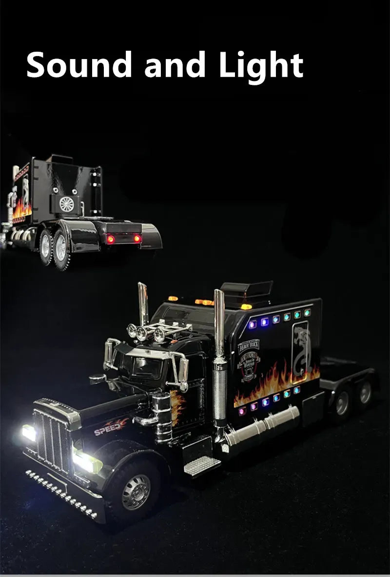 Modelo de camión pesado a escala 1:24