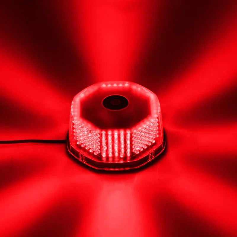 Luz estroboscópica magnética de techo con 240 LED – Luz de advertencia para vehículos de 12V 24V