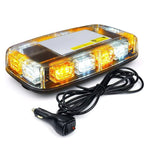 Low Profile Amber LED Mini Lightbar – Magnetic Mount & Multi-Pattern Flash