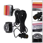 Luces traseras LED adicionales para remolques, 12V, Enchufe de 7 pines, Carcasa de ABS duradero, Traseras izquierda y derecha