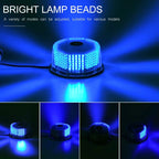 Luz estroboscópica magnética de techo con 240 LED – Luz de advertencia para vehículos de 12V 24V