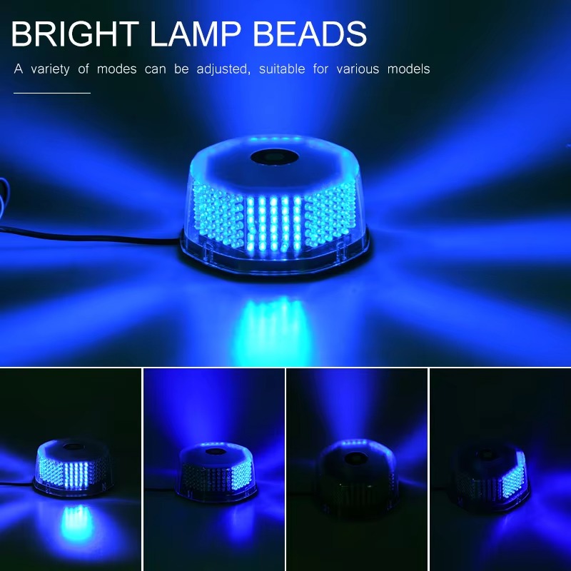 240 LED Magnetic Roof Strobe Light – 12V 24V Vehicle Warning Light