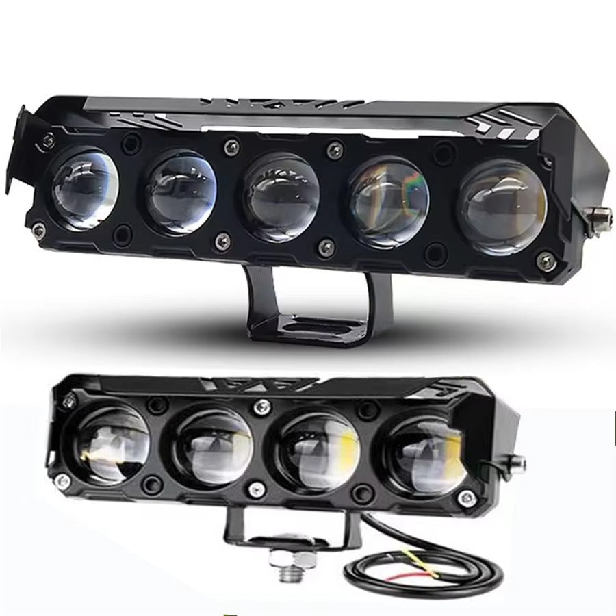 [AUXILIARY LIGHT] Multi-eye fog lights, 2 modes (white and yellow), 12V/24V, for trucks, dump trucks, trailers, etc.