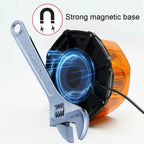 COB LED Warning Beacon Light – Magnetic Safety Strobe for Trucks, Work & Construction Vehicles,...
