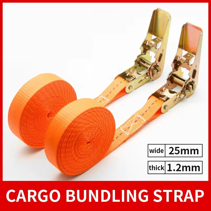 Verstellbarer Ratschengurt mit Metallschnalle für Auto- und LKW-Ladung