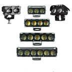 [AUXILIARY LIGHT] Multi-eye fog lights, 2 modes (white and yellow), 12V/24V, for trucks, dump trucks, trailers, etc.