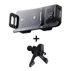 Car phone holder with wireless charging function