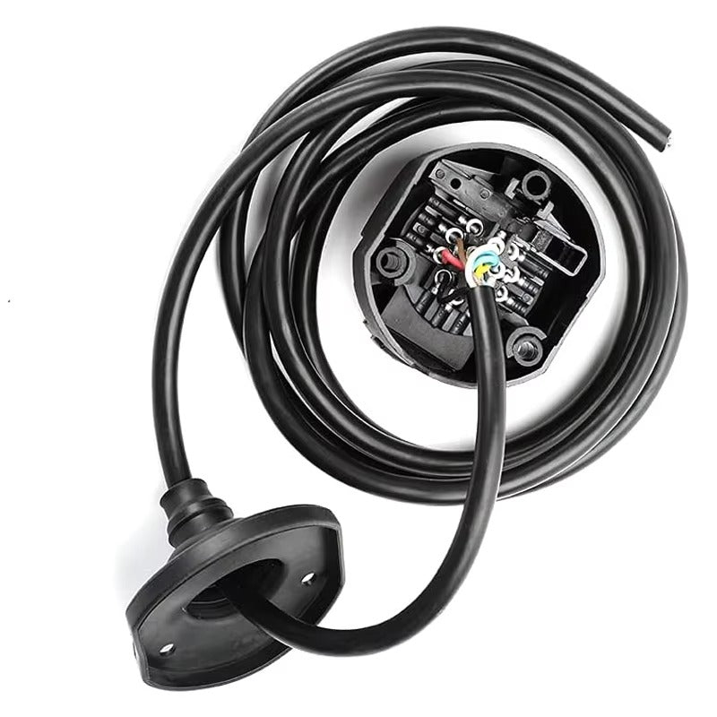 13-pin trailer connector, trailer wiring harness with 2-meter cable.