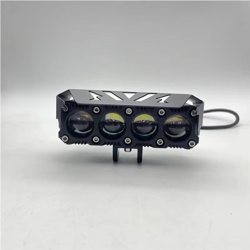 [AUXILIARY LIGHT] Multi-eye fog lights, 2 modes (white and yellow), 12V/24V, for trucks, dump trucks, trailers, etc.