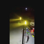 [LUZ AUXILIAR] Faros antiniebla Bi-LED con 2 modos (blanco y amarillo), 12V/65V, para camiones, volquetes, remolques, etc.