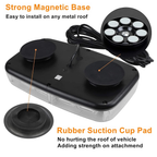 Low Profile Amber LED Mini Lightbar – Magnetic Mount & Multi-Pattern Flash