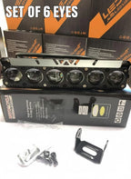 [AUXILIARY LIGHT] Multi-eye fog lights, 2 modes (white and yellow), 12V/24V, for trucks, dump trucks, trailers, etc.
