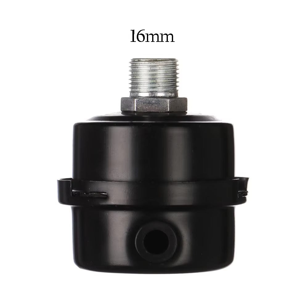 Air Compressor Intake Filter Silencer 1/2” 5/8” 3/4” – Noise Reduction Muffler for Oil-Free Compressors (12.5mm / 16mm / 20mm)