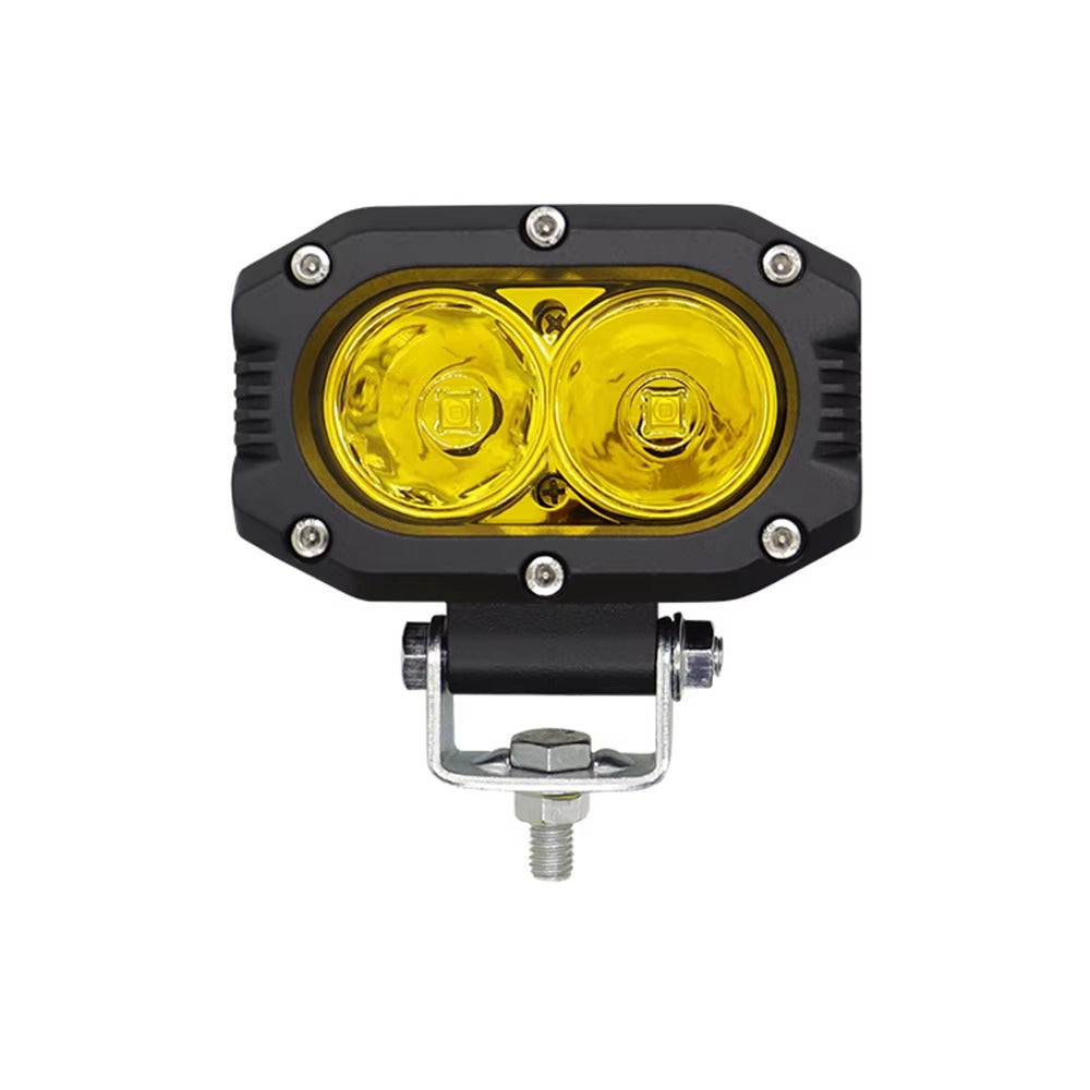 AUXILIARY LIGHT 120W (white and yellow) 9–30V work headlight for trucks, dump trucks, trailers, etc.