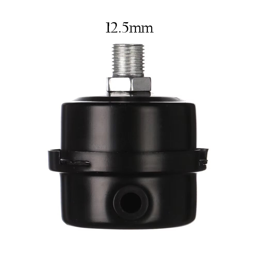 Air Compressor Intake Filter Silencer 1/2” 5/8” 3/4” – Noise Reduction Muffler for Oil-Free Compressors (12.5mm / 16mm / 20mm)