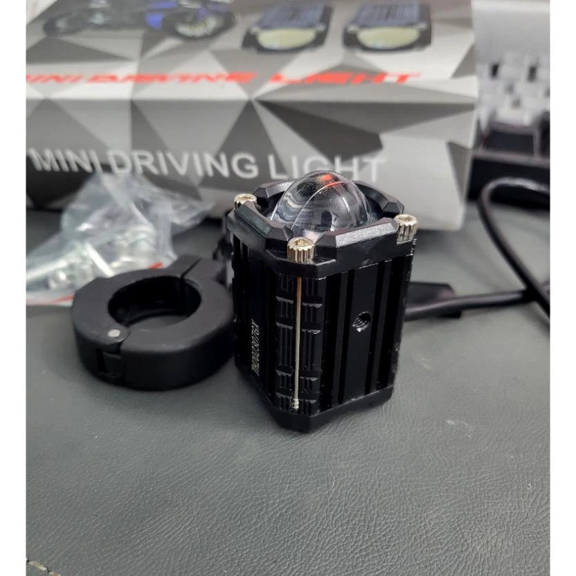 [LUZ AUXILIAR] Faros antiniebla Bi-LED con 2 modos (blanco y amarillo), 12V/65V, para camiones, volquetes, remolques, etc.